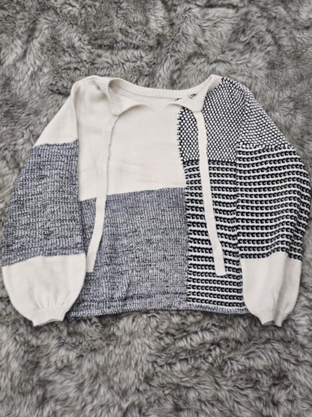 Patchwork knit