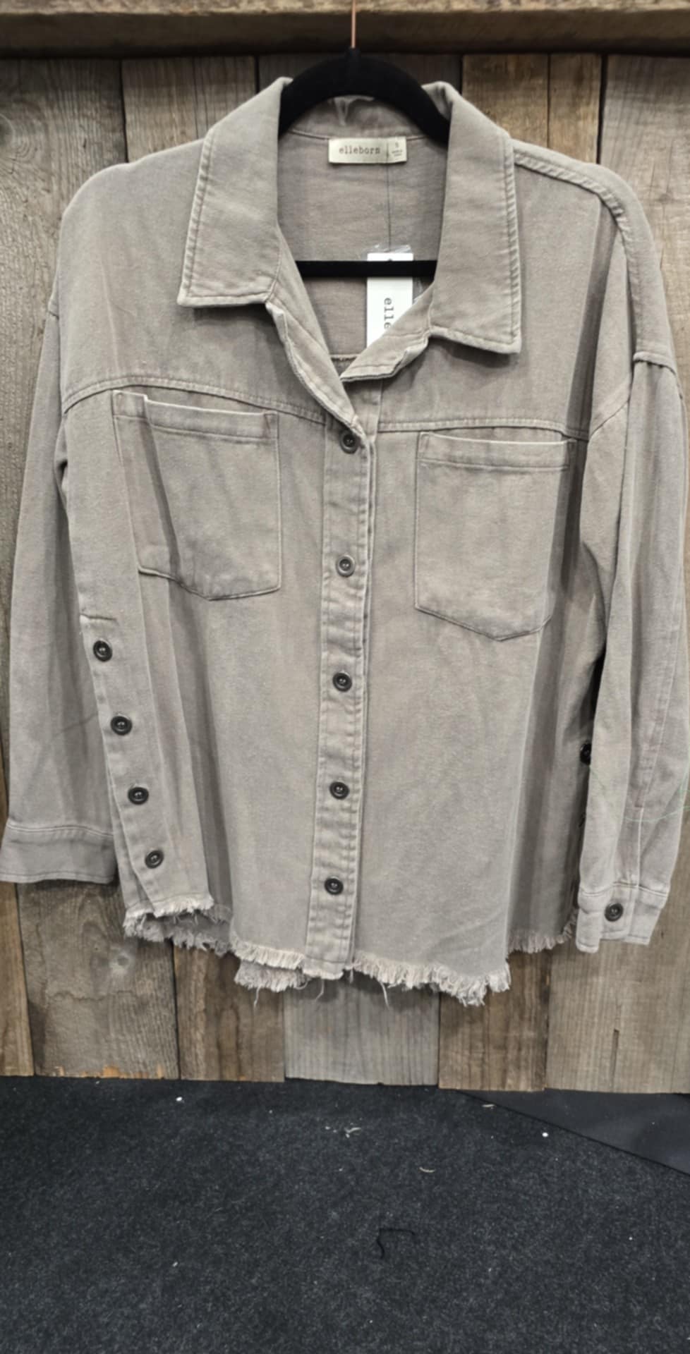 Wright twill shacket