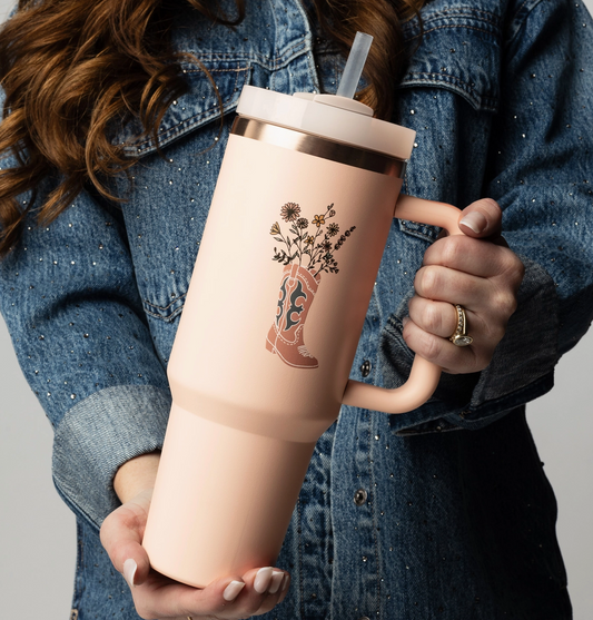 Western Wildflower tumbler