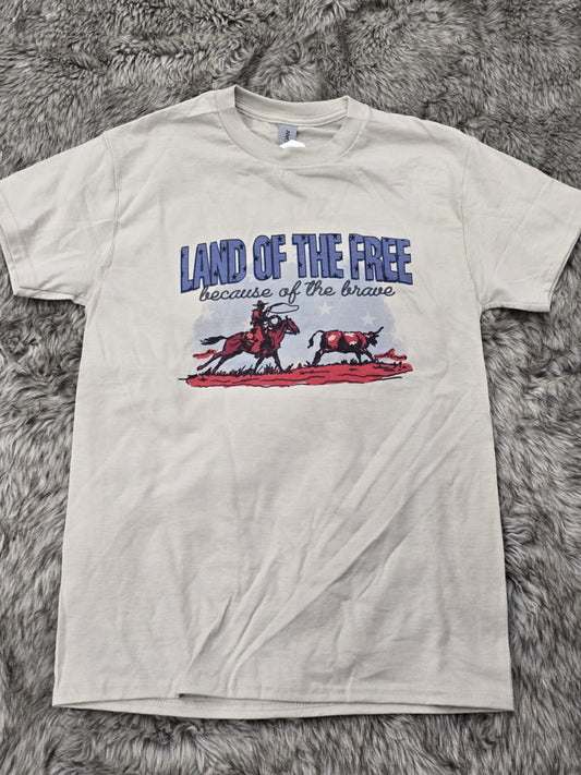 Land of The Free tee