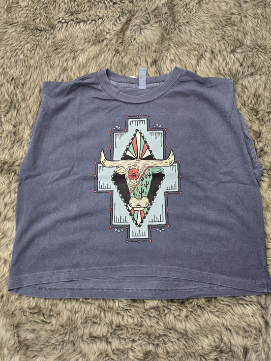Cow skull tank
