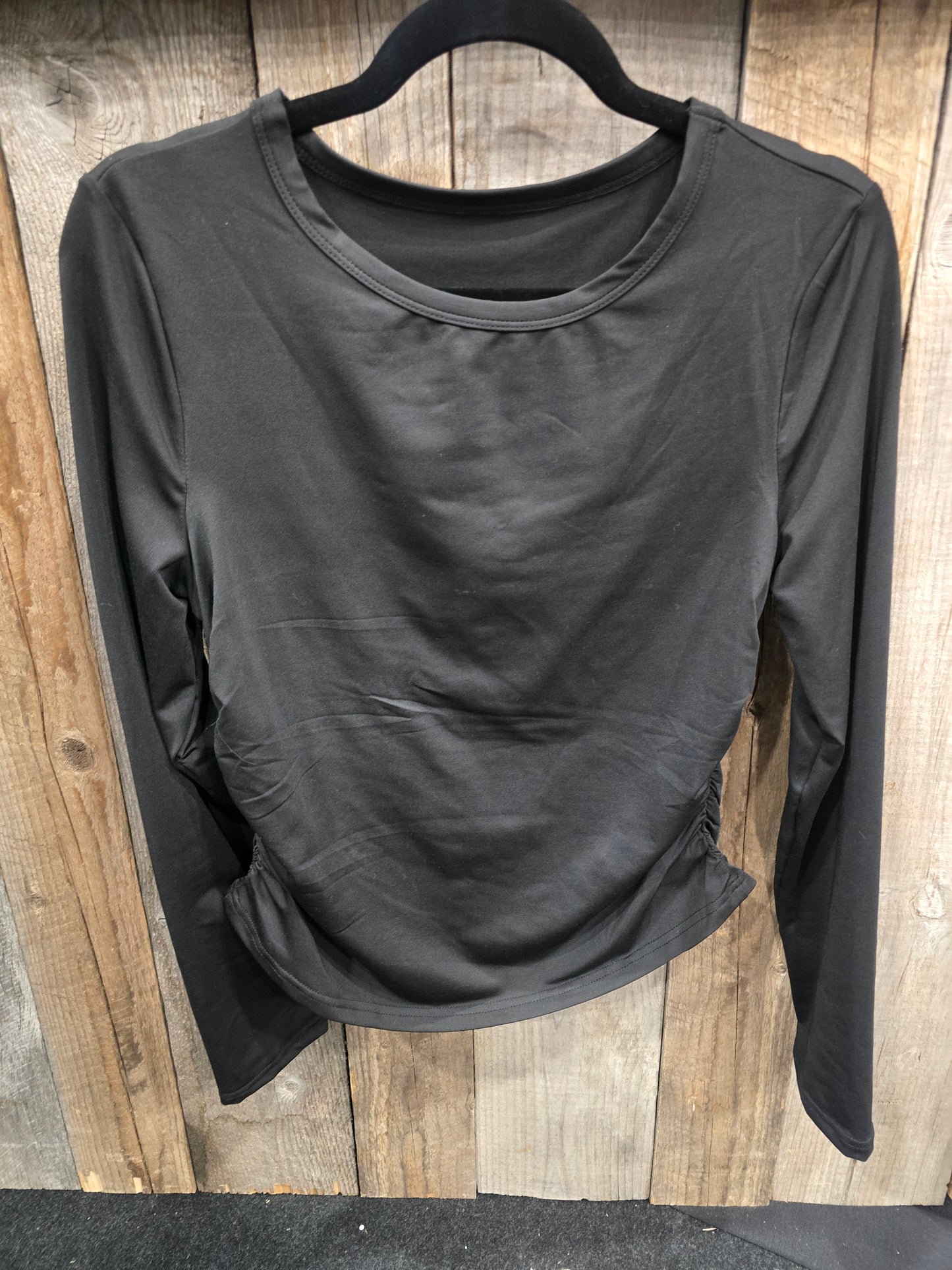 Pinched up long sleeve shirt